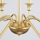 preview thumbnail 23 of 45, 8-Light Rustic Candlestick Island Chandelier Linear Chandelier Lighting for Kitchen Island