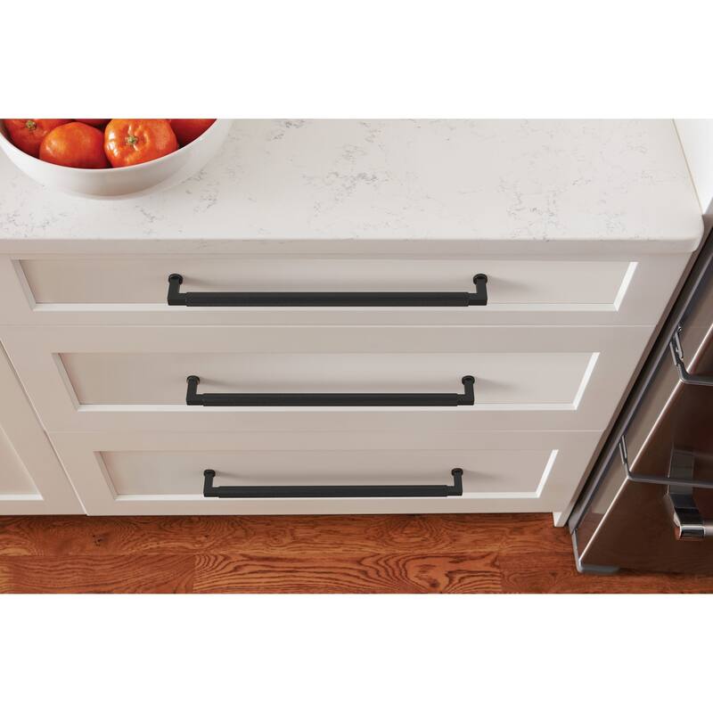 Amerock BP37629 Balata 12-5/8" Center to Center Knurled Handle Cabinet