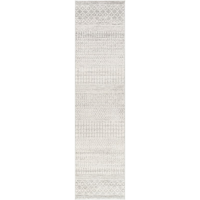 Livabliss Edie Bohemian Geometric Area Rug - 2' 7" x 18' - Grey - Runner