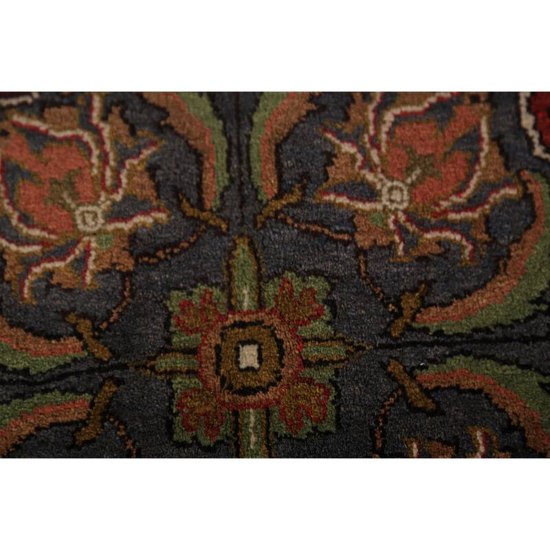 Medallion Serab Persian Vintage Area Rug Handmade Wool Carpet - 6'7" x 9'8"