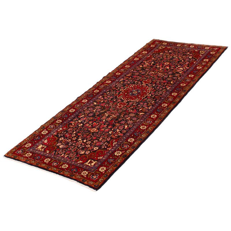 ECARPETGALLERY Hand-knotted Anatolian Vintage Black, Red Wool Rug - 3'9 x 9'9