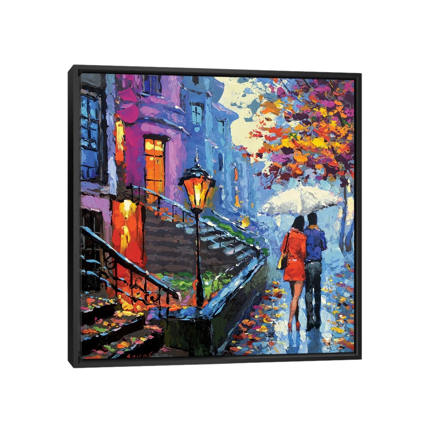 iCanvas "Autumn Evening" by Dmitry Spiros Framed Canvas Print