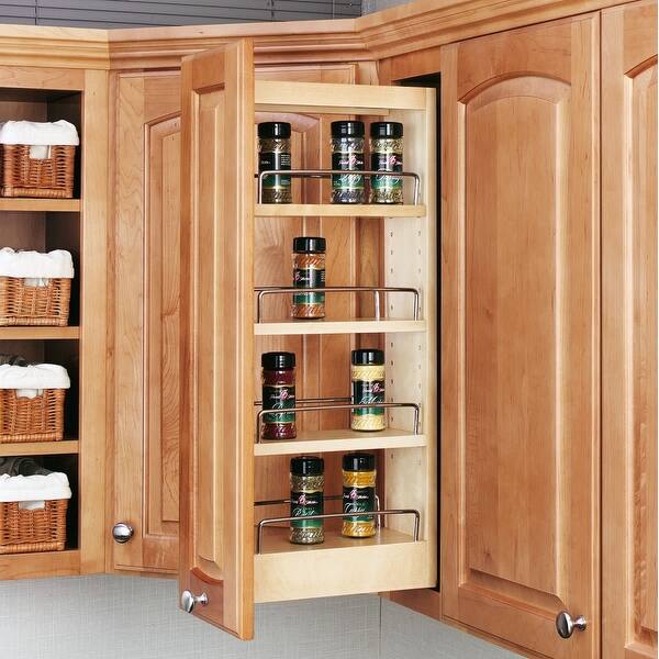 Shop Rev A Shelf 448 Wc 5c 448 Series 9 Upper Wall Cabinet Pull