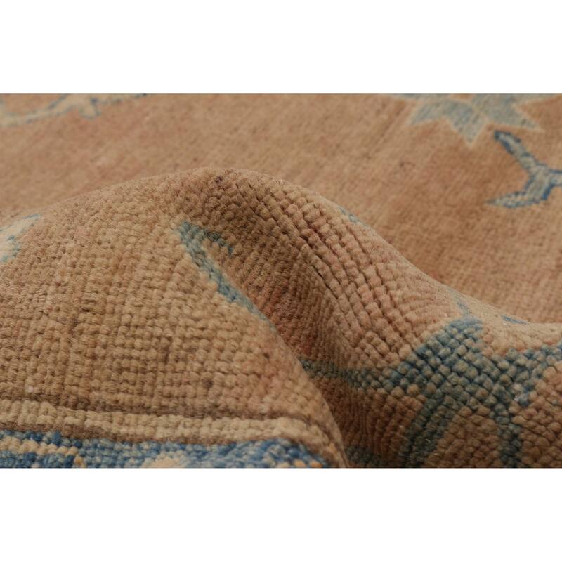 ECARPETGALLERY Hand-knotted Finest Ghazni Copper Wool Rug - 7'2 x 11'7