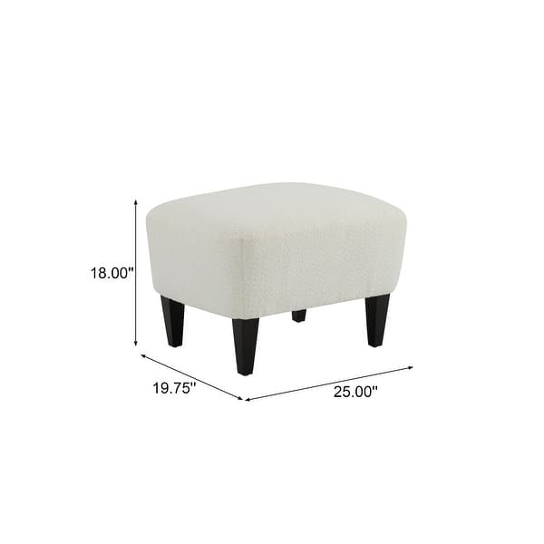 dimension image slide 2 of 9, Hartshorn Upholstered Club Chair and Ottoman Set by Christopher Knight Home