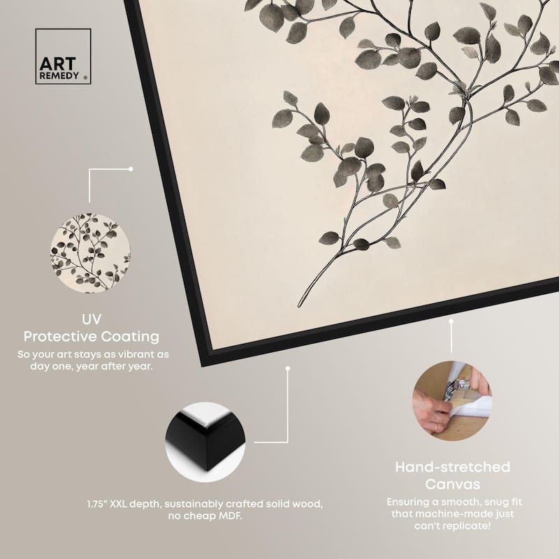 Bilberry Branch II Canvas by Art Remedy