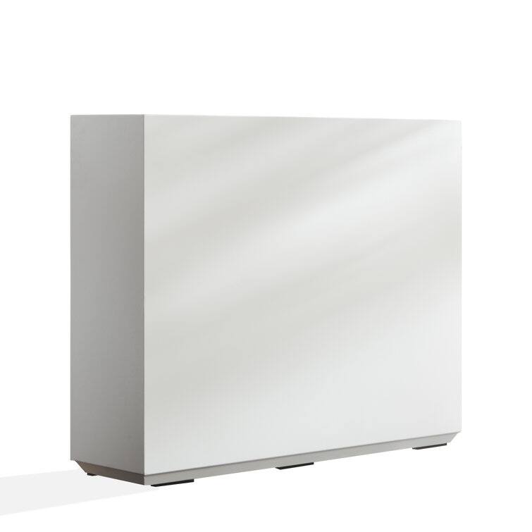 Metallic Heavy Planter for Outdoor Plants, 24.02" H x 30" W x 9.84" D	Tall and Long Metal Divider Planter Box