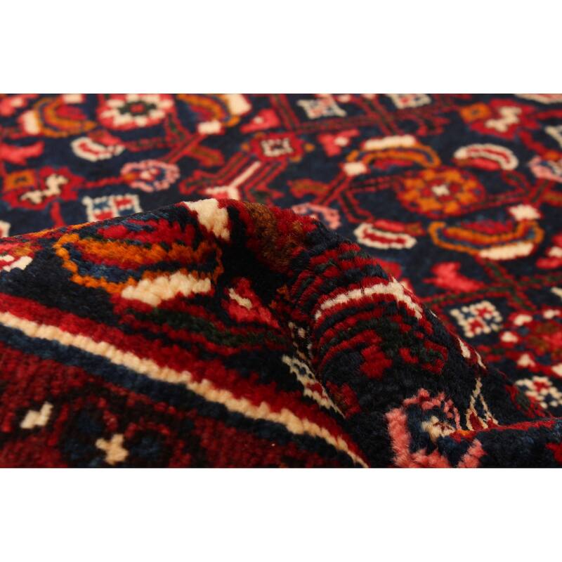 ECARPETGALLERY Hand-knotted Andelz Navy Wool Rug - 3'7 x 9'10