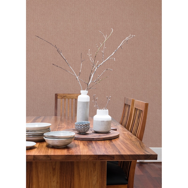 NuWallpaper Ashland Terracotta Peel and Stick Wallpaper