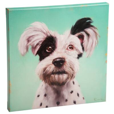 Design Toscano 'Follow Your Nose, No. 8 Schnauzer Dalmatian' Dog Canvas Wrap Replica Painting