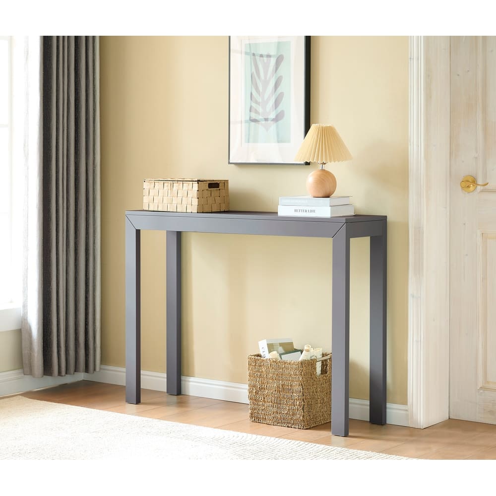 Russell Collection Modern Wood Rectangle Console Table