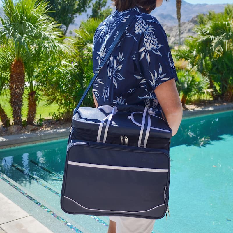 Picnic at Ascot Diamond Collection Picnic Cooler Bag for Four