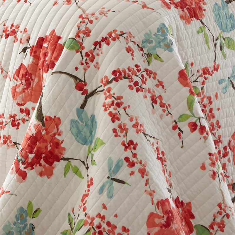Simone Floral Full/Queen Quilt Set - Levtex Home