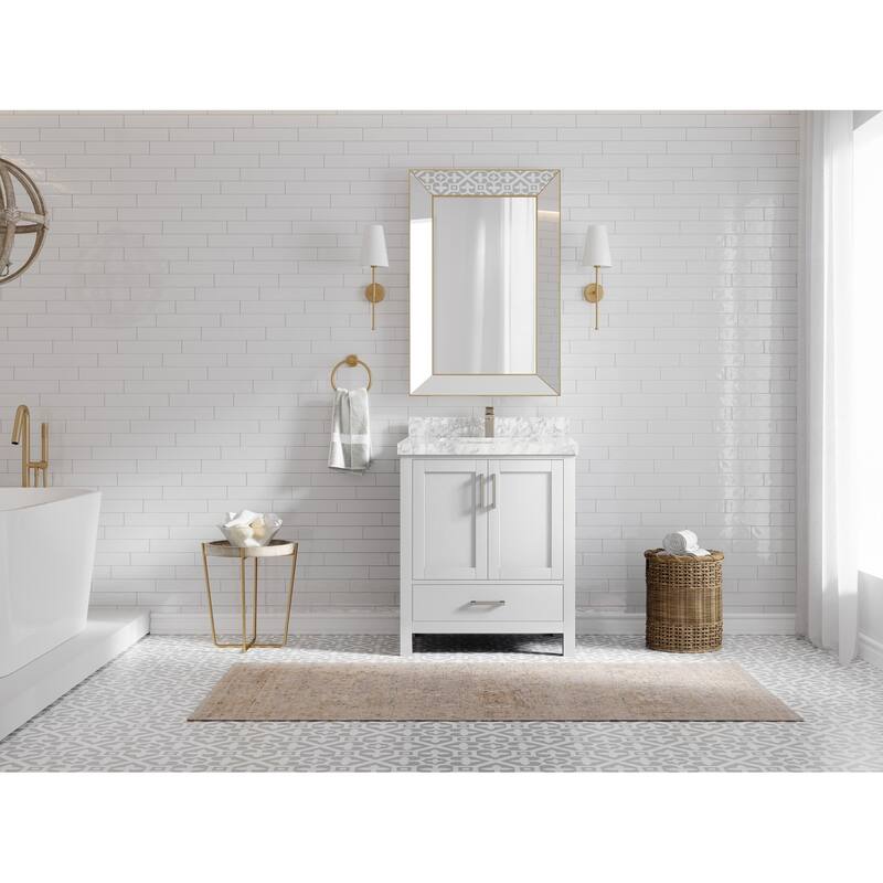 Willow Collections 30 in. W x 22 in. D Malibu Single Sink Bathroom Vanity with Countertop