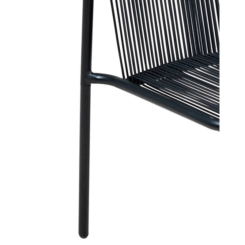 Christopher Knight Home - Burgess Space-Saving and Stylish Outdoor Stacking Dining Chairs