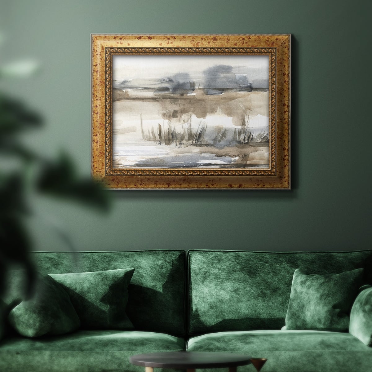 Blue-Grey Marsh I Premium Framed Canvas- Ready to Hang - Bed Bath ...