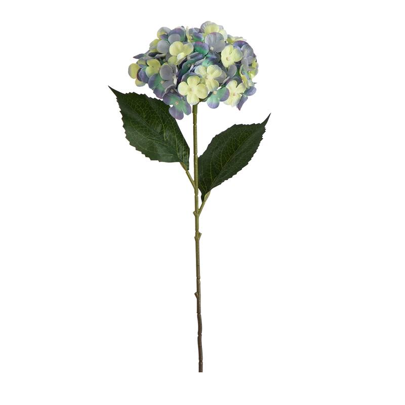 Hydrangea Flower Artificial Stem Sprays - 20" - Blue - Set of 3