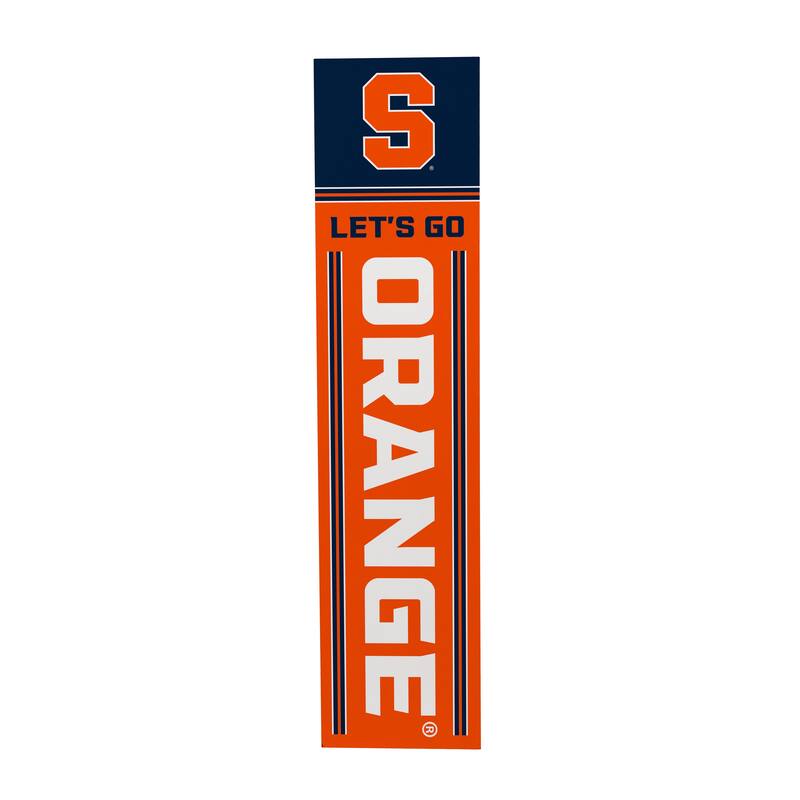 47" Double Sided Seasonal Porch Leaner, Syracuse University - 47" x 11.25"
