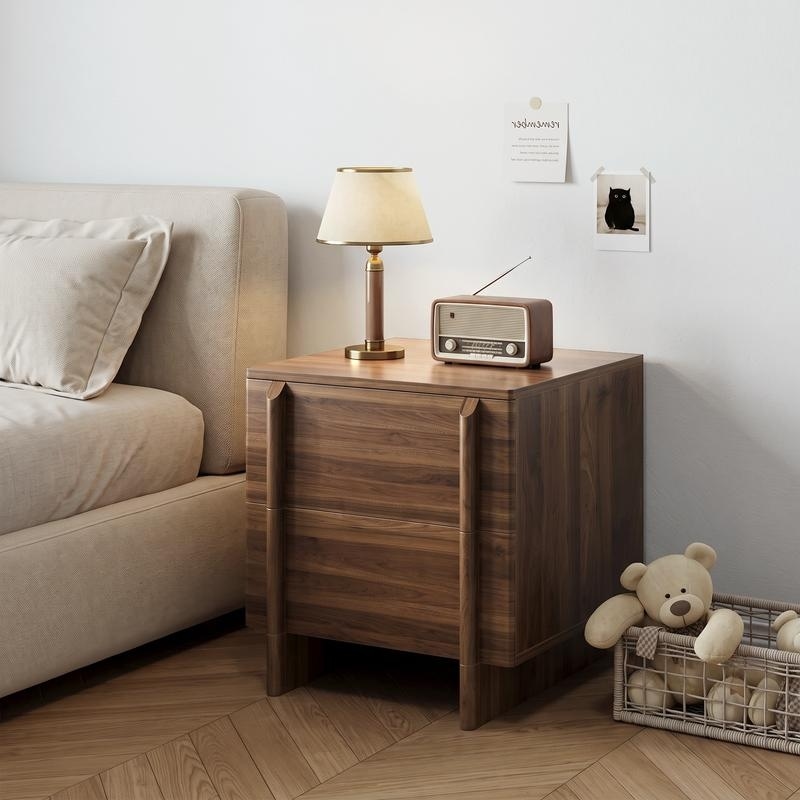 Modern 2 - Drawer Nightstand for Bedroom