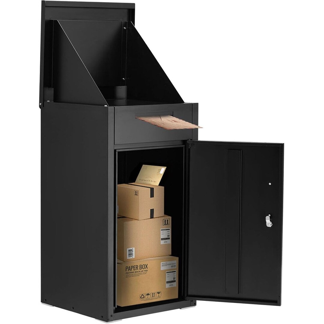 AECOJOY Package Delivery Box for Outside,Lockable Anti-Theft