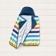 preview thumbnail 1 of 2, Style Quarters hooded towel-stripe