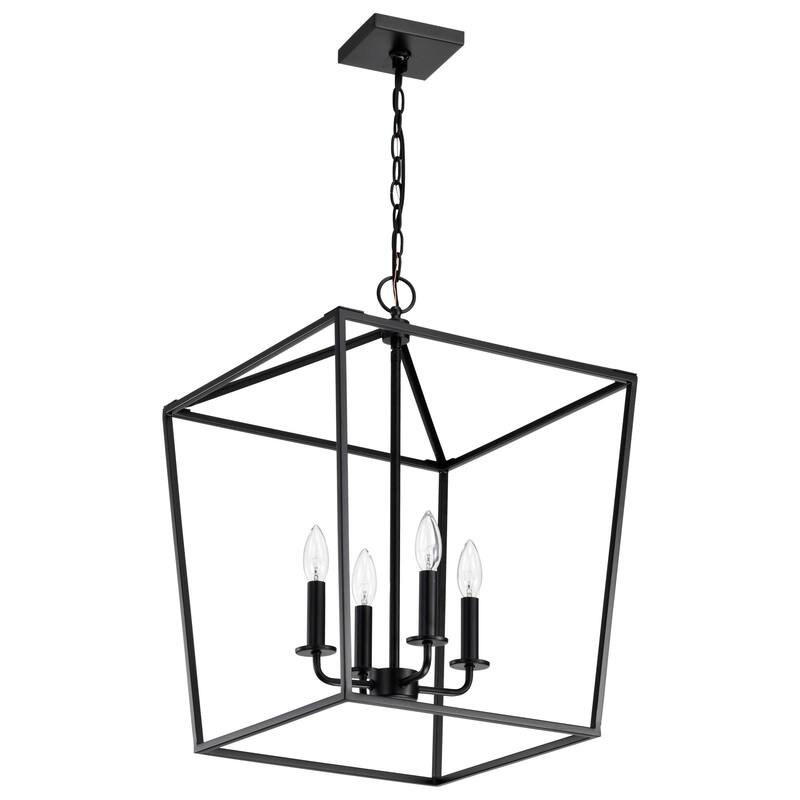 Nuvo Lighting 60/7931 Emma 4 Light 17" Wide Taper Candle Pendant