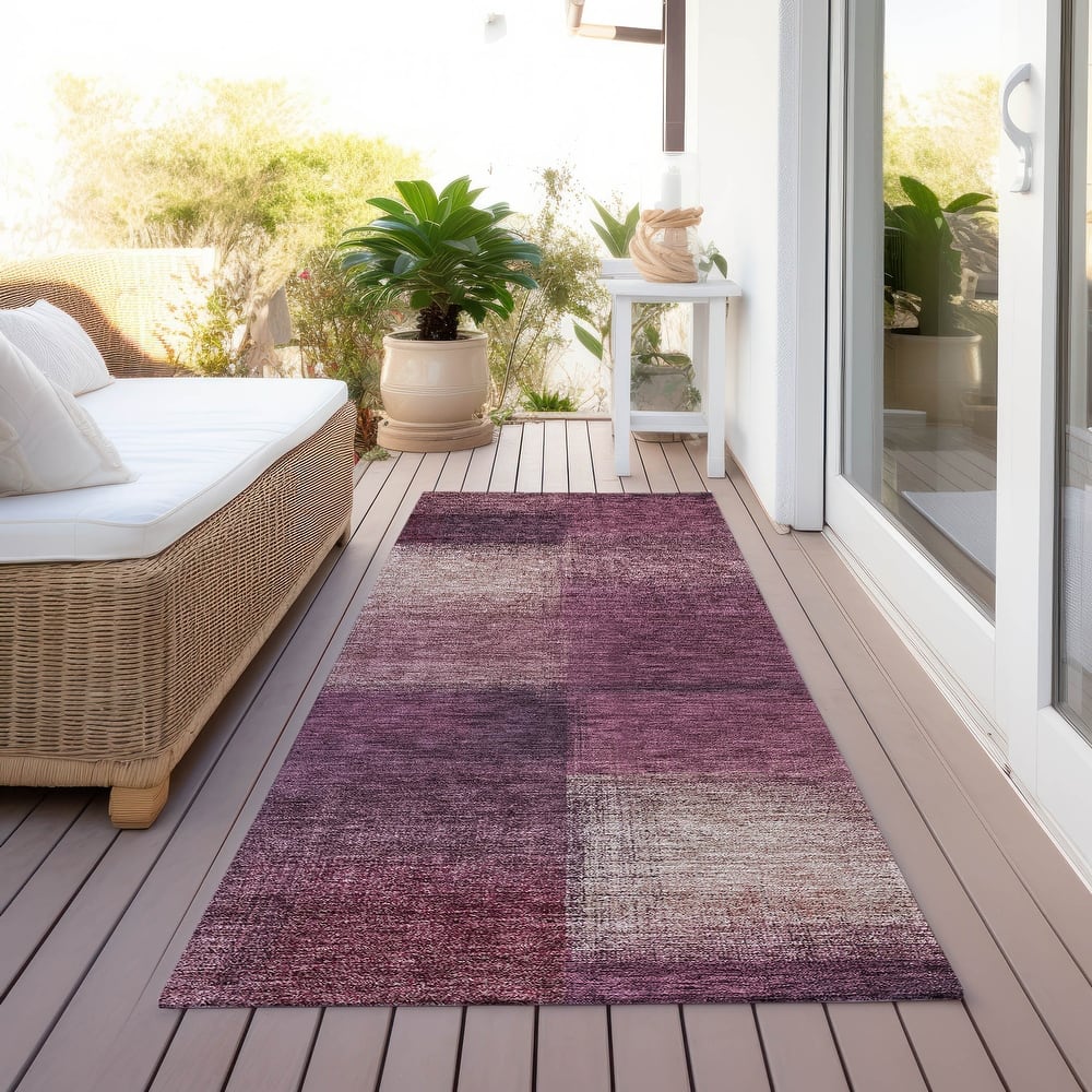 Machine Washable Indoor/ Outdoor Chantille Ombre Rug