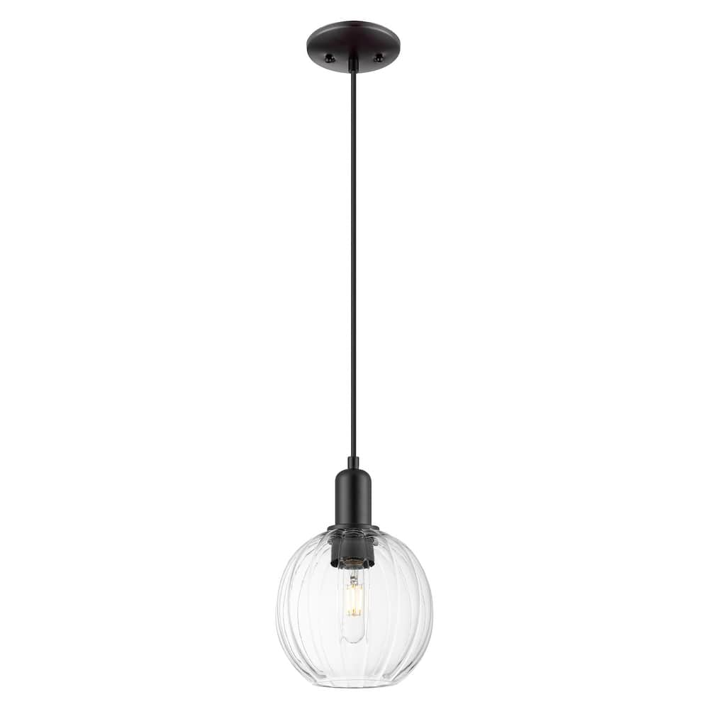 Innovations Lighting Downtown Urban - Preston - 1 Light 7" Globe Shade Cord Hung Mini Pendant