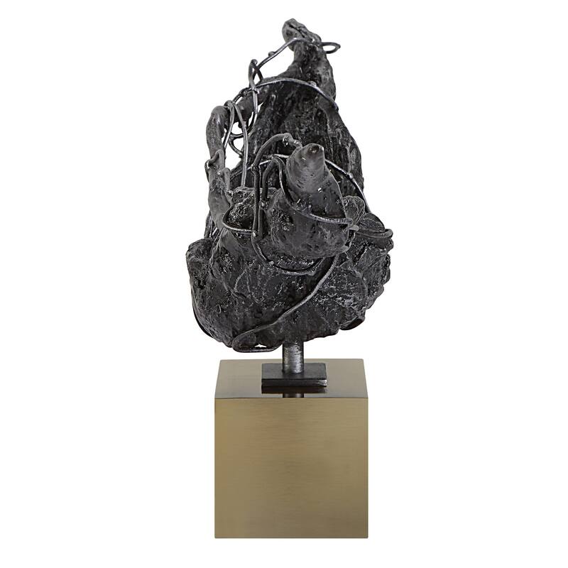 Uttermost Tranquility Abstract Sculpture - 19.25"W x 8.5"H x 3.5"D