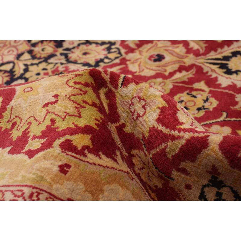 ECARPETGALLERY Hand-knotted Pako Persian 18 Of 20 Burgundy Wool Rug - 6'2 x 9'8
