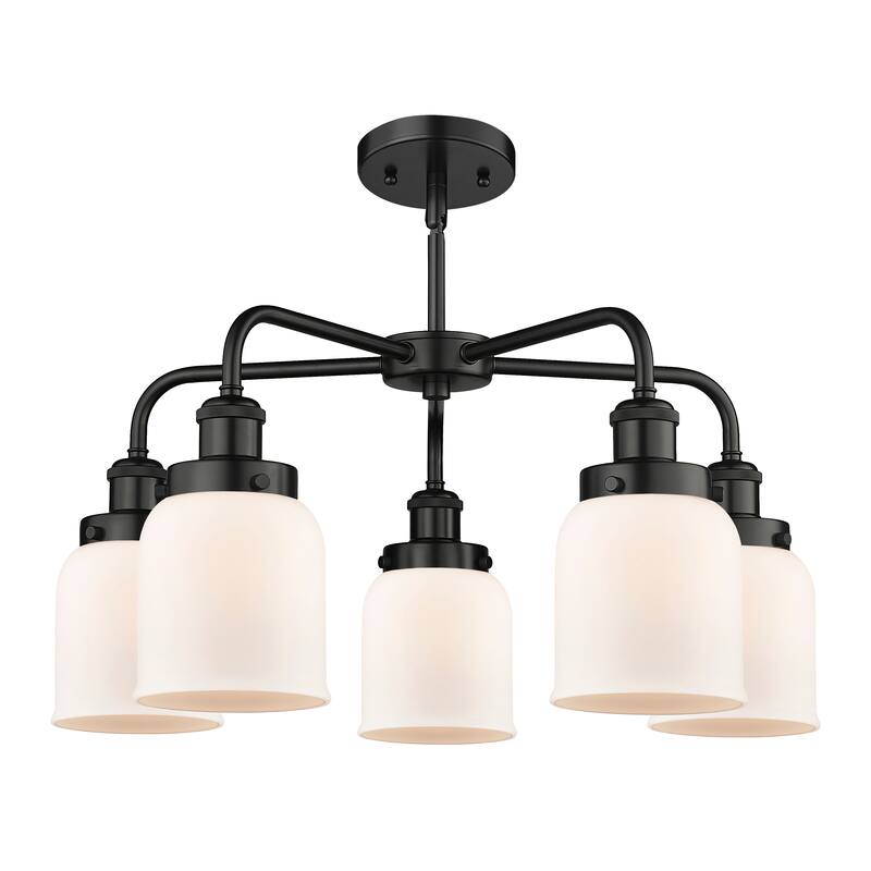 Innovations Lighting Bell - 5 Light 23" Stem Hung Chandelier