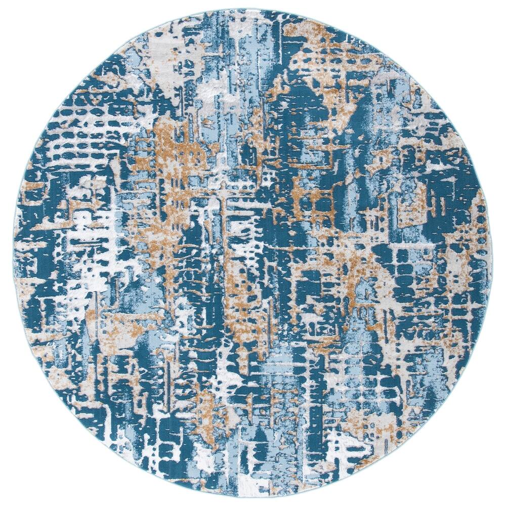 SAFAVIEH Lagoon Kerasoula Modern Abstract Rug