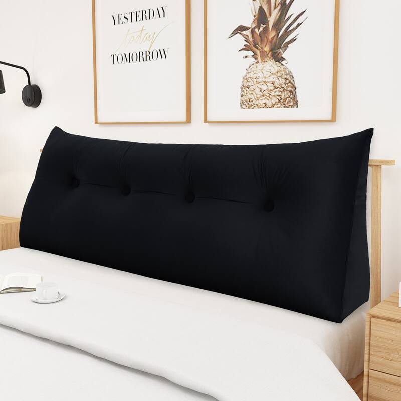 WOWMAX Bed Wedge Bolster Sit Up Reading Pillow Backrest