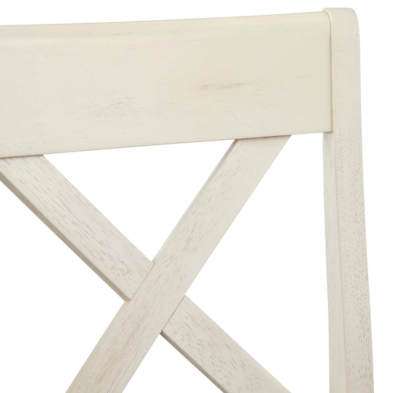 Lifestorey Montreal Crossback Counter Height Stools (Set of 2)
