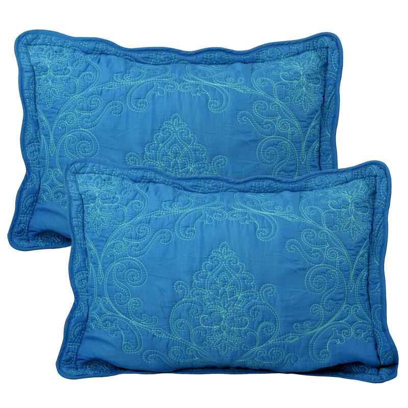 Serenta Damask Oversized 4-piece Bedspread Set