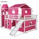 preview thumbnail 18 of 16, Loft Bed with Slide Tent and Tower