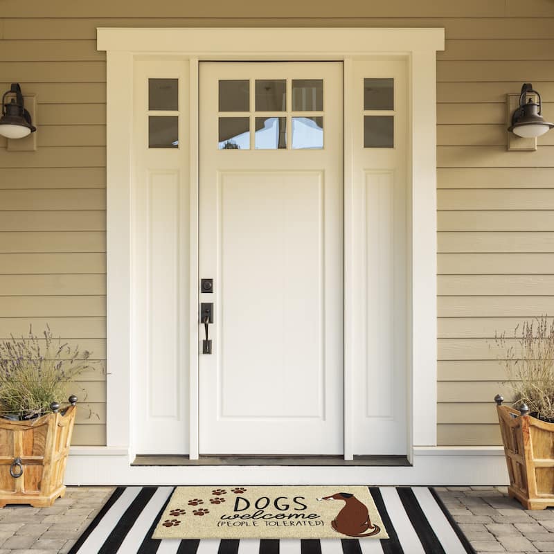 Home Dog Doormat 17x29