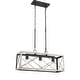 preview thumbnail 44 of 48, Acroma 3 - Light Linear Modern Farmhouse Rectangle Chandelier - N/A