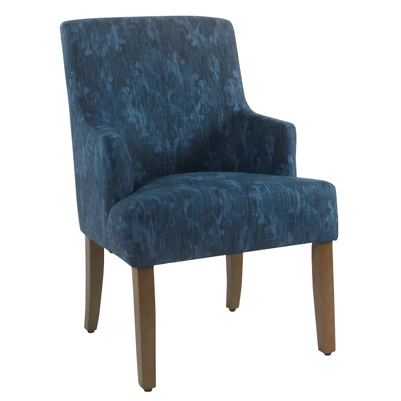 HomePop Meredith Dining Chair - Patterned Indigo