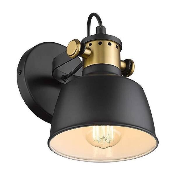 1Light wall light fixtures Modern black vanity lights for bathroom