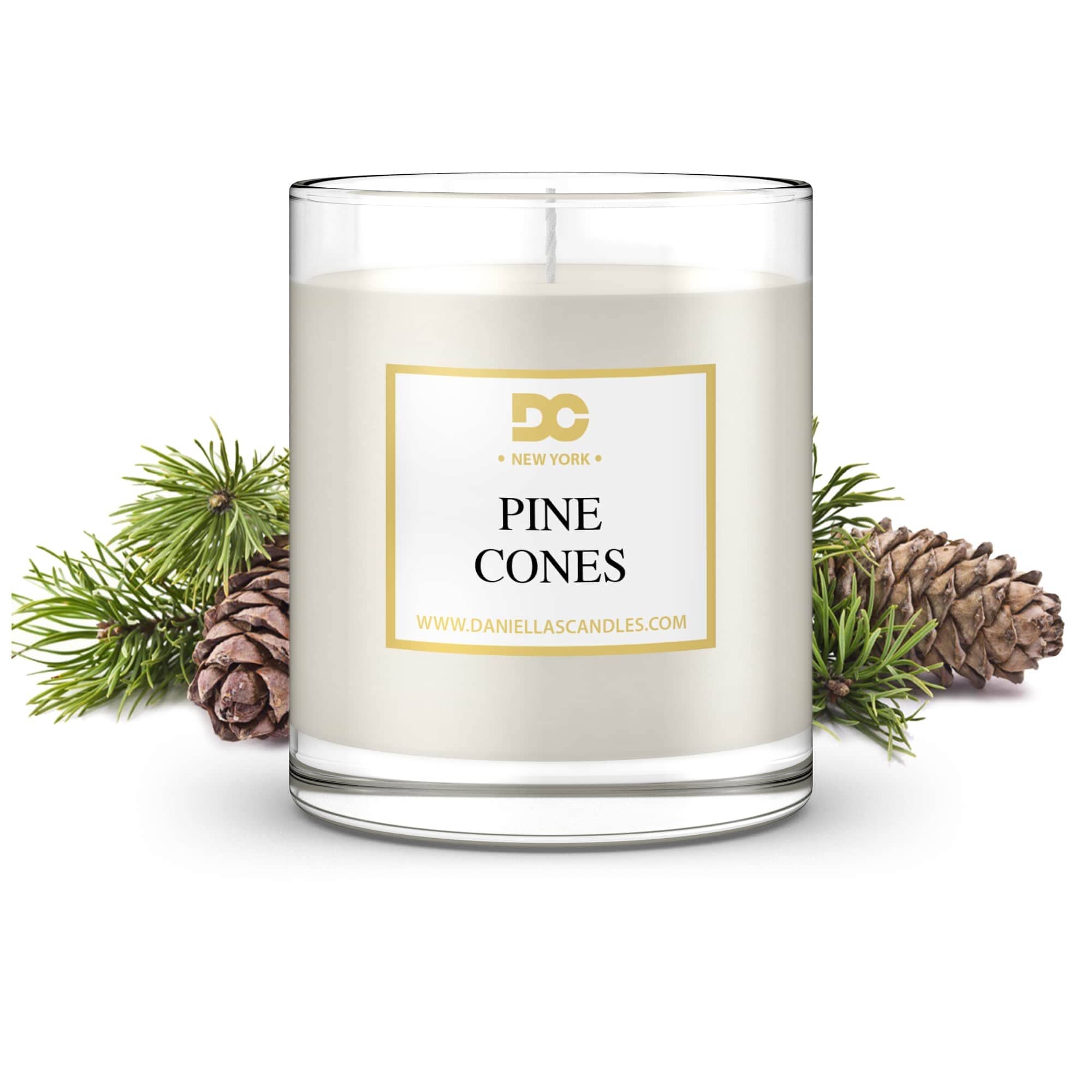 DANIELLA'S CANDLES Pine Cones Scented Candle - 11oz