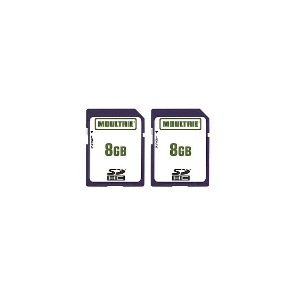 Moultrie MFHP12541 8GB SD Memory Card Store Data without Losing Quality & Plug & Play - (2-Pack)