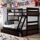 preview thumbnail 2 of 14, Twin-Over-Full Bunk Bed with Storage - Max Space, Versatile, Solid Pine, Safe Design for Family