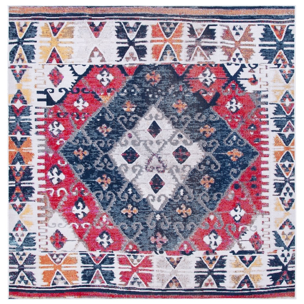 SAFAVIEH Montage Padelea Boho Indoor/ Outdoor Waterproof Patio Backyard Rug