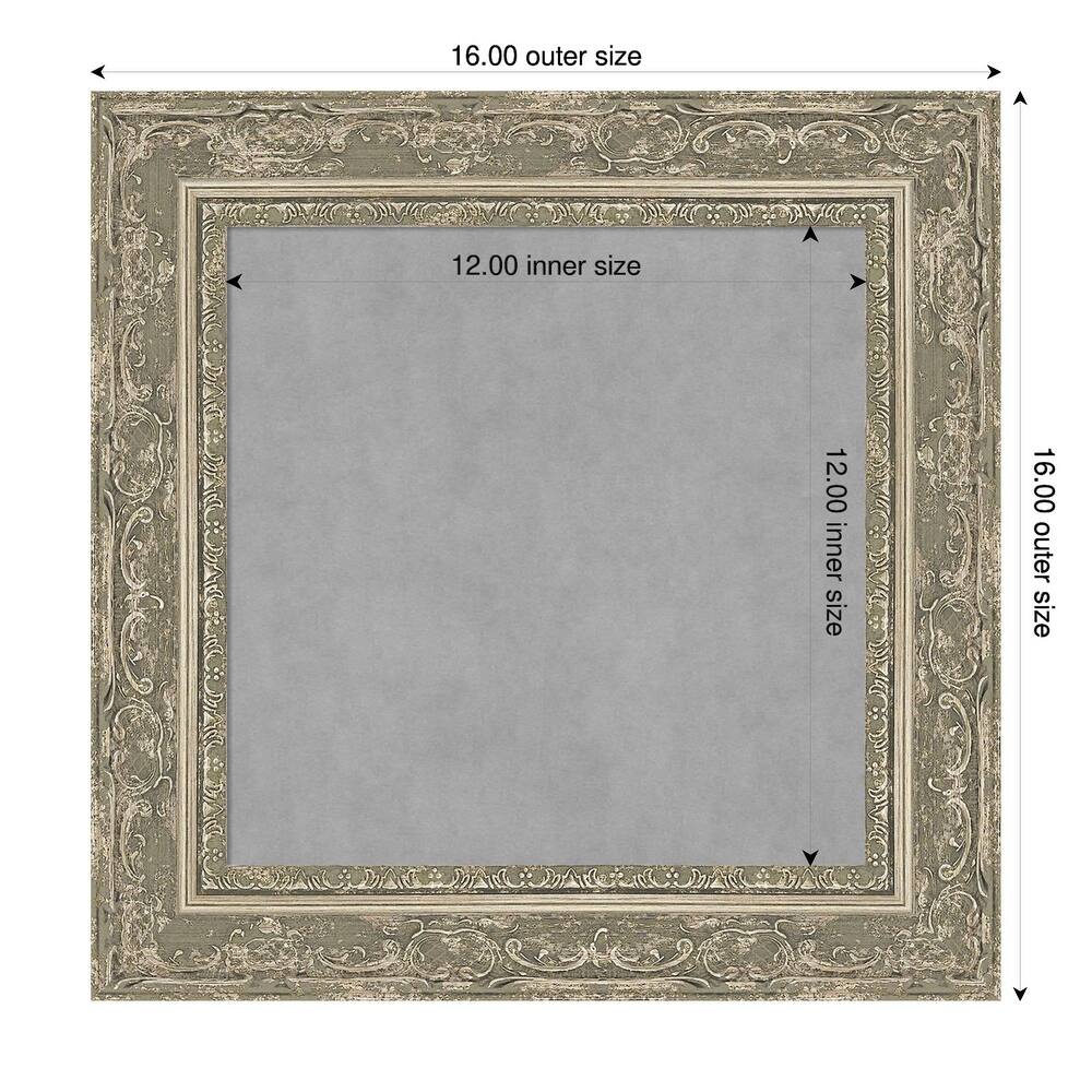 Amanti Art Filigree Gloss Black Framed