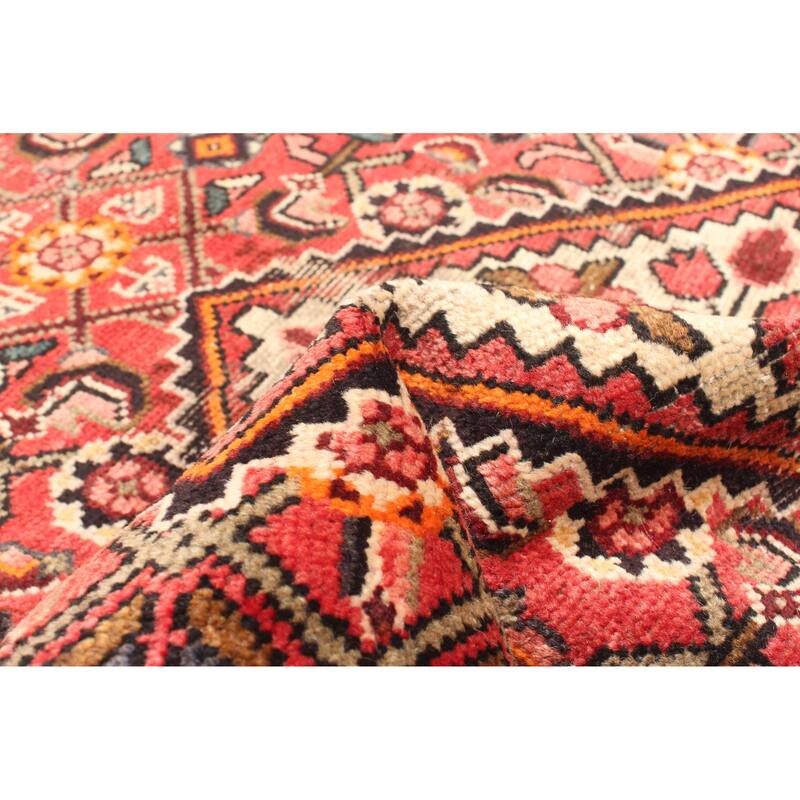 ECARPETGALLERY Hand-knotted Andelz Red Wool Rug - 2'6 x 6'2