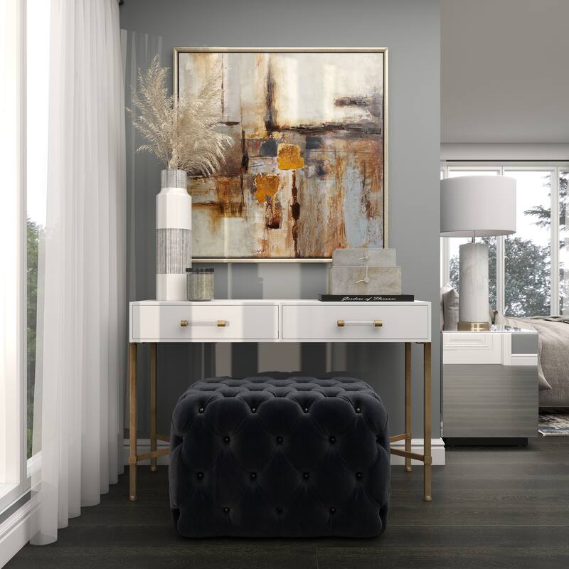 CosmoLiving by Cosmopolitan White Ceramic Modern Vase