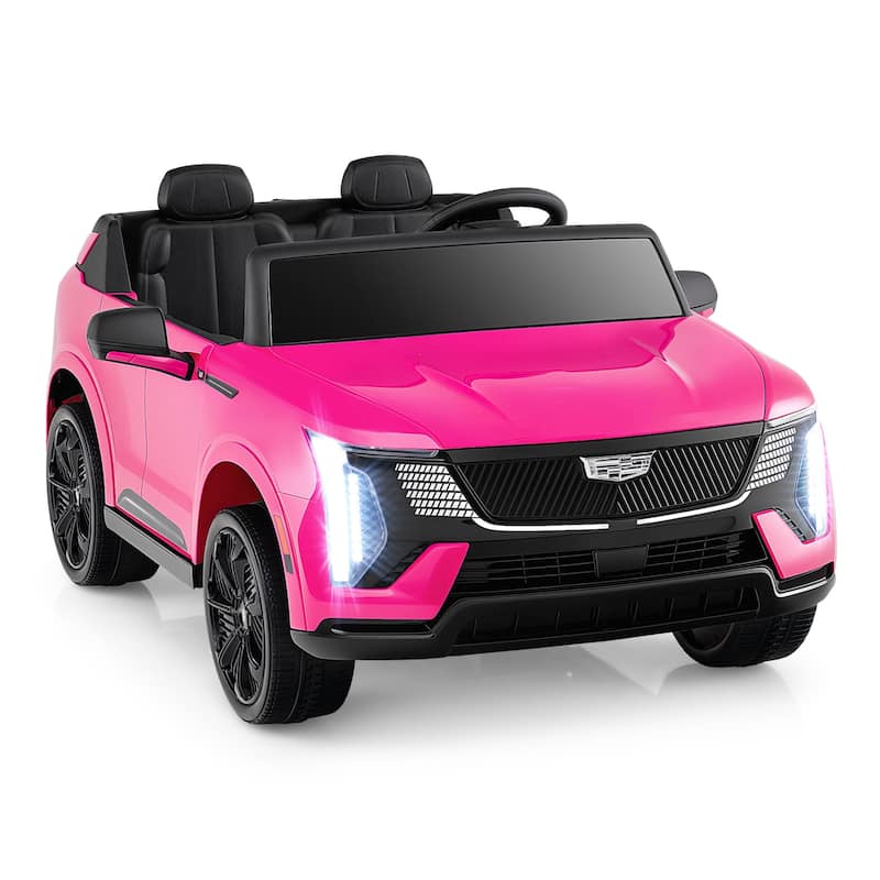 24V 2-Seater Ride On Car with Remote Control Music Lights USB and Dual 65W Motors for Kids - 31.5" (L) x 45" (W) x 21.5" (H) - Pink