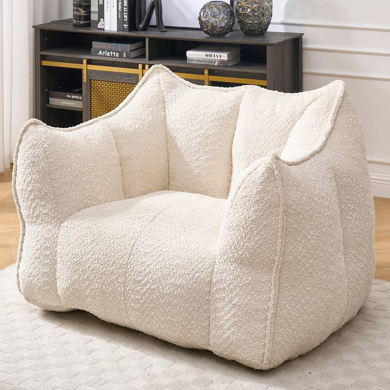 Lazy Bean Bag Chair with Arms for Living Room