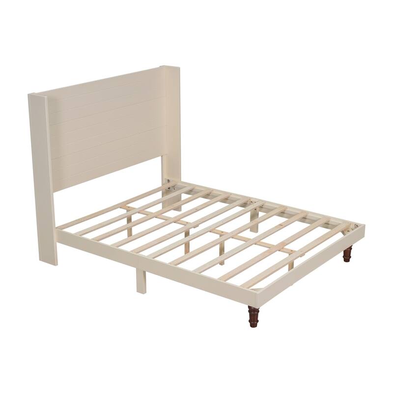 Upholstered 54 "High Headboard Platform Bed Comfort Bed Frame